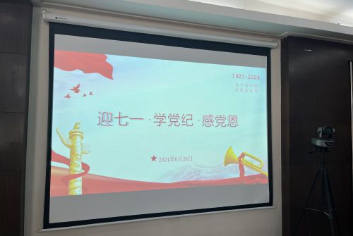 公司开展“迎七一·学党纪·感党恩”主题党日活动