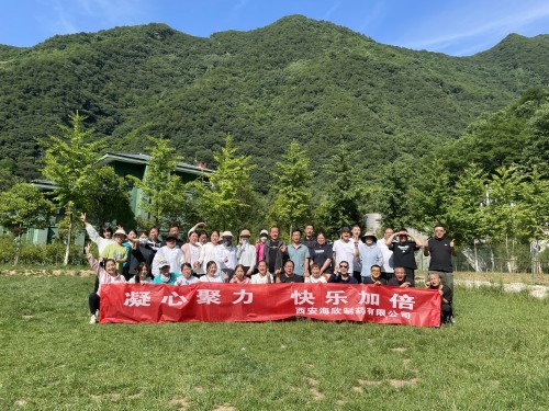 西安海欣制药有限公司生产部 开展“凝心聚力，快乐加倍”拓展训练